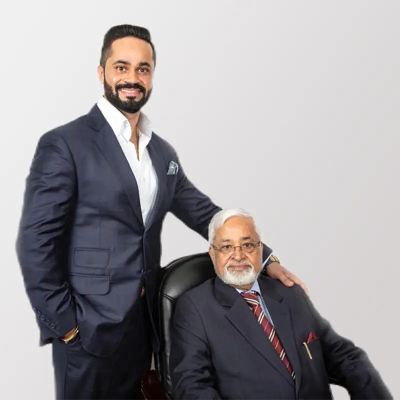 Kovid Gandhi, Managing Director, with Ravi Gandhi, President and Founder of MCIL